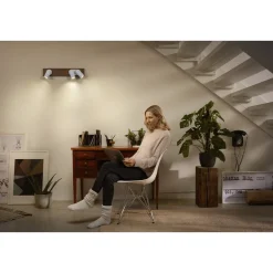 Hot LEDVANCE DECOR MERCURY SPOTLAMPE TRÆ/HVID GU10 10,2W