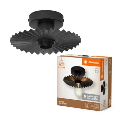 New LEDVANCE DECOR PLISSEE LOFTLAMPE MØRK GRØN 21,3 CM