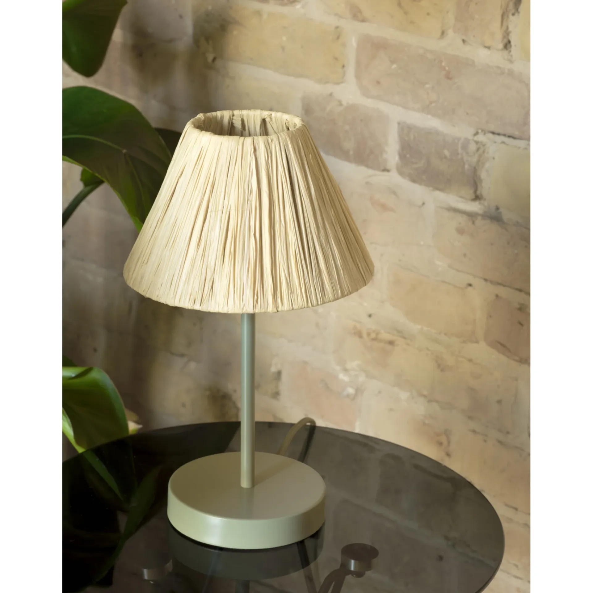 Hot LEDVANCE DECOR RAFFIA GULVLAMPE BRUN/GRØN 28,3 CM