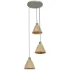Outlet LEDVANCE DECOR RAFFIA GULVLAMPE BRUN/GRØN 22,8 CM