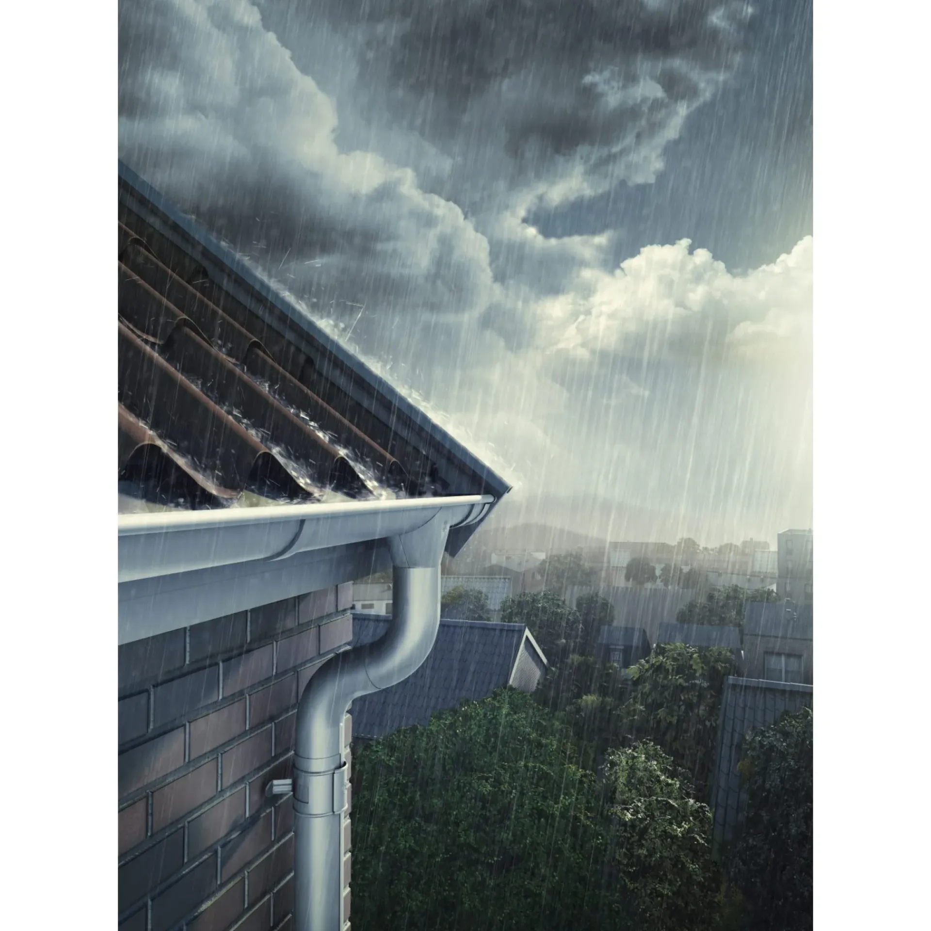 Discount Lindab RAINLINE R TAGRENDE 3000 MM STÅL MET. 045