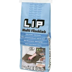 Outlet LIP MULTI FLISEKLÆB 20 KG GRÅ