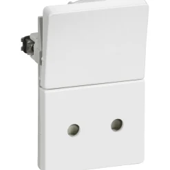Sale LK Fuga 1,5 MODUL STIKKONTAKT M/AFBRYDER HVID U/JORD