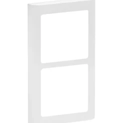 Discount LK Fuga SOFT DESIGN 63 RAMME INKL. TEKNISK RAMME HVID 2 X 1 MODUL LODRET