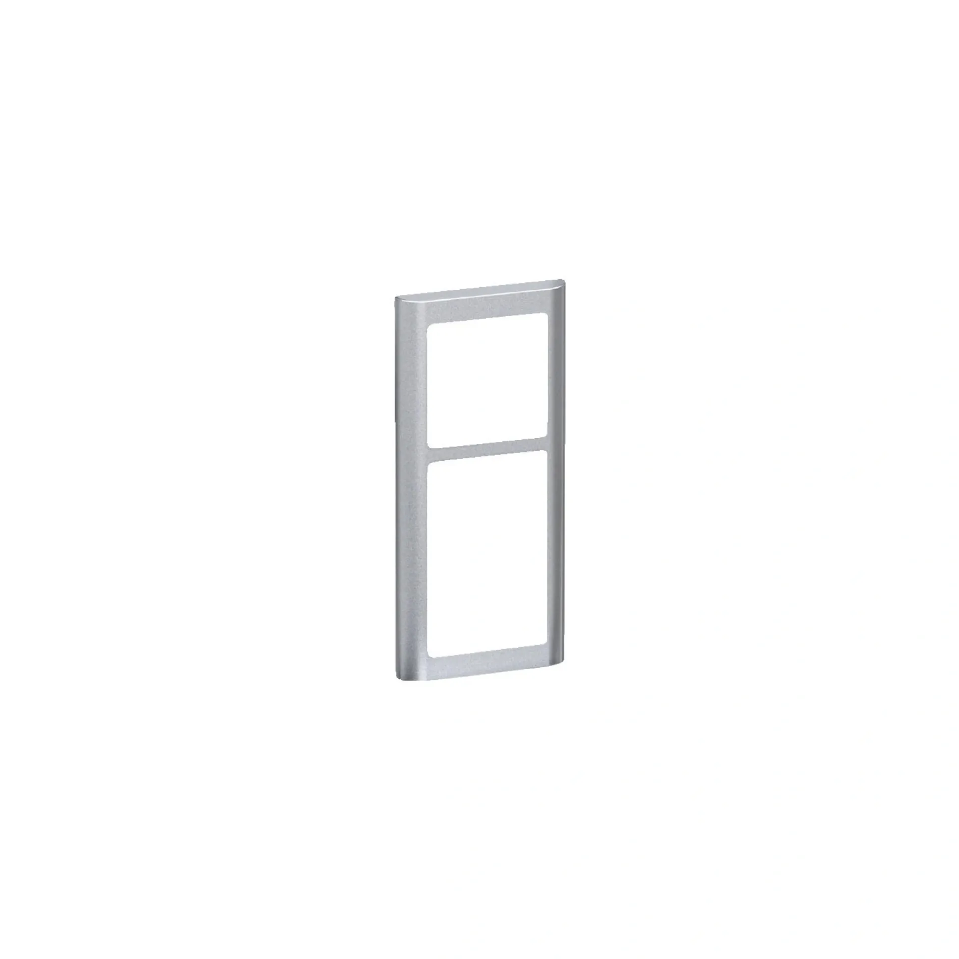 Sale LK Fuga SOFT DESIGN 63 RAMME INKL. TEKNISK RAMME STÅLGRÅ 2 1/2 MODUL