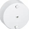 New LK RUND Ø80MM LAMPEUDTAG HVID