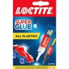 Clearance Loctite SUPER GLUE ALL PLASTICS SUPERLIM 2 G + 4 ML