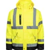 Hot Lyngsøe LYNGSØE FOX 9057-53/07 HÅNDVÆRKER REGNJAKKE HI-VIZ XL GUL/SORT