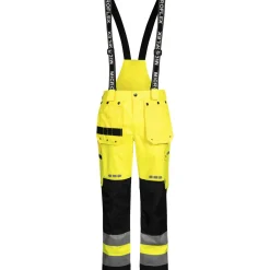 Sale Lyngsøe LYNGSØE FOX 9083-53/07 HÅNDVÆRKER REGNBUKS HI-VIZ L GUL/SORT