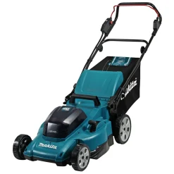 Hot Makita DLM480PT2 PLÆNEKLIPPER AKKU 2 X 18V MED BATTERI OG LADER