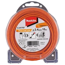 New Makita FOUR-LEAF E-01797 ORANGE TRIMMERTRÅD