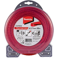 Outlet Makita FOUR-LEAF E-01834 RØD TRIMMERTRÅD