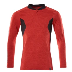 Clearance Mascot ACCELERATE 18081 POLOSHIRT 2XLONE SIGNALRØD-MELERET/SORT
