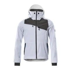 Discount Mascot ADVANCED 17001 SKALJAKKE XS HVID/MØRK ANTRACIT