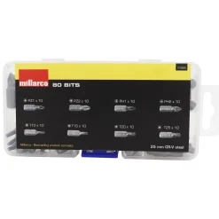 Hot Millarco BITSSÆT PZ1, PZ2, PH1, PH2, T10, T15, T20 OG T25. 80 DELE 80 DELE