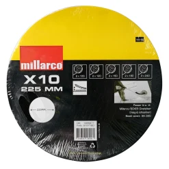 Outlet Millarco SLIBERONDEL Ø225 MM K100/K120/K150/K180/K240 10 DELE