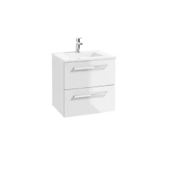 Online Milobad ARNHEM BADMØBEL HVID 2 SKUFFER 50 CM