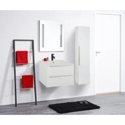 Hot Milobad AURUM BADMØBEL HVID HØJGLANS 80 CM