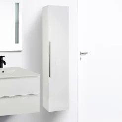 Outlet Milobad AURUM HØJSKAB HVID HØJGLANS 30 X 150 CM