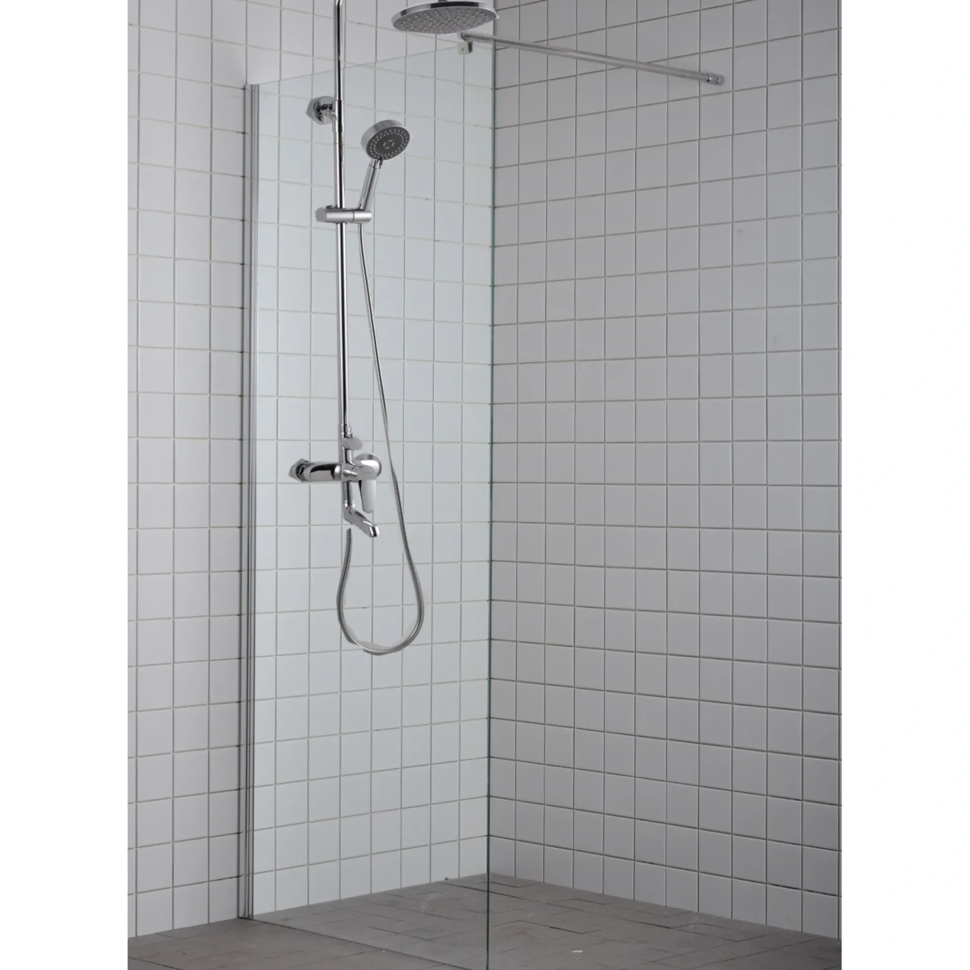 New Milobad BRUSEVÆG HÆRDET GLAS 110 CM