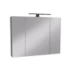 Best Milobad RENO SPEJLSKAB 2 LÅGER HVID 80 X 60 CM