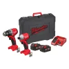 New MILWAUKEE M18 BLCPP2B-402C SKRUEMASKINESÆT AKKU MED BATTERI OG LADER