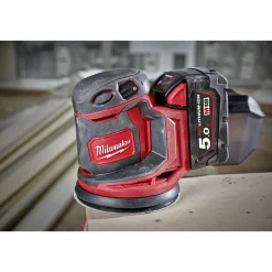 Outlet MILWAUKEE M18 BOS125-0 EXCENTERSLIBER AKKU
