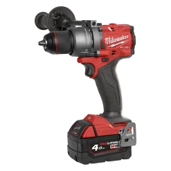Best MILWAUKEE M18 FPD3-402C SLAGBOREMASKINE AKKU MED BATTERI OG LADER