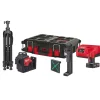Clearance MILWAUKEE M12 3PLSKIT-401P KRYDSLASER UDEN MÅLPLADE 38 M/ MED MÅLPLADE 100 M