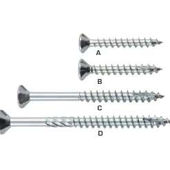 Best NKT SPUN®+ UNIVERSALSKRUE SPUN+ SKRUE 4,0X25 MM ELFORZINKET 200 STK