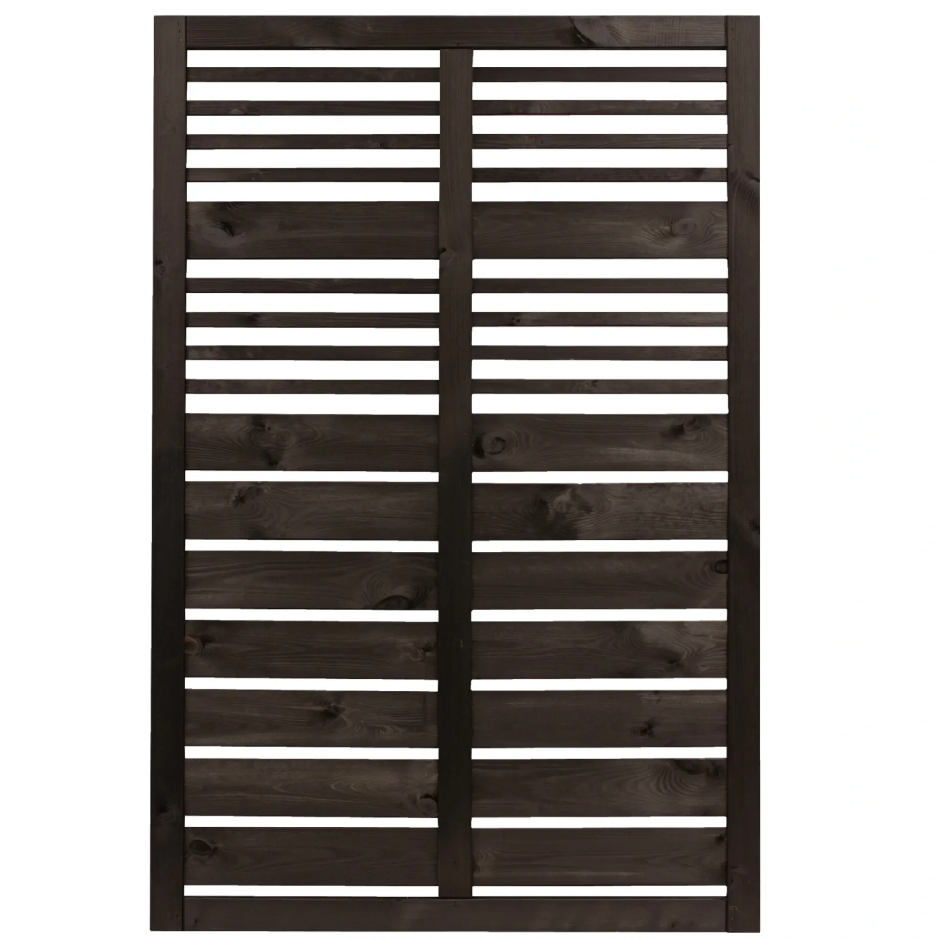 Sale Nordic Fence LINEAR HEGN TRYKIMPRÆGNERET SORT 120 X 180 CM