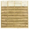 Clearance Nordic Fence STRAIGHT HEGN TRYKIMPRÆGNERET NATUR 4.50 X 180 CM