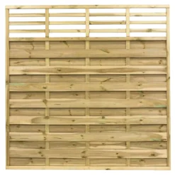 Clearance Nordic Fence STRAIGHT HEGN TRYKIMPRÆGNERET NATUR 4.50 X 180 CM