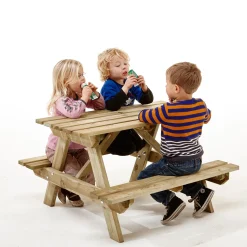 Clearance NORDIC PLAY Active 801-053PC BØRNEBORDBÆNKESÆT NATUR