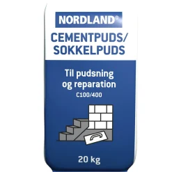 Outlet Nordland CEMENTPUDS GRÅ 20 KG