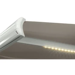 Clearance Outfit LIANA M/LED MARKISE M/MOTOR TAUPE/HVID 350 CM
