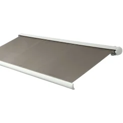 Hot Outfit LIANA M/LED MARKISE M/MOTOR TAUPE/HVID 480 CM