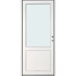 Sale Outline 3-LAGS KLART GLAS FACADEDØR 114 X 948 X 2118 MM H HVID
