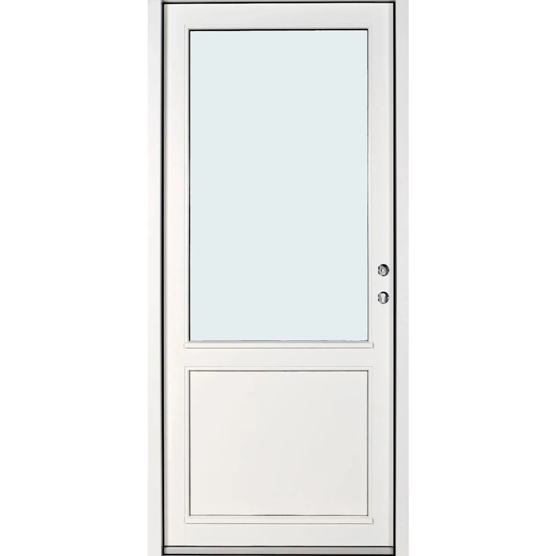 Sale Outline 3-LAGS KLART GLAS FACADEDØR 114 X 948 X 2118 MM H HVID