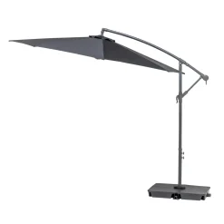 Discount Outrium BARBADOS HÆNGEPARASOL SORT Ø3 M