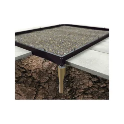 Online Outrium DRIVHUS INKL. SOKKEL 3 MM DELT GLAS SORT 9,9 M2