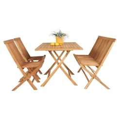 Sale Outrium JAVA/SYROS BORD + 2 STOLE + BÆNK HAVEMØBELSÆT TEAK