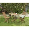 Hot Outrium JAVA/SYROS MED 2 STOLE CAFESÆT TEAK