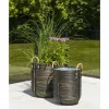 Outlet Outrium MAISON FLETKRUKKE POLYRATTAN BRUN/SORT H50 X Ø45 CM