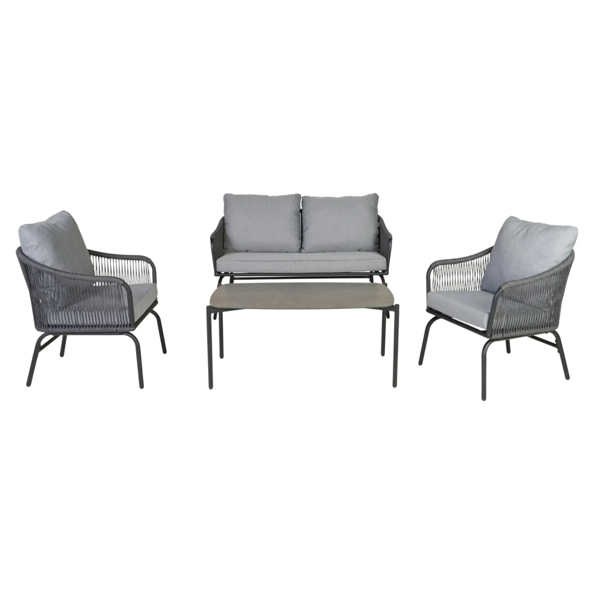 New Outrium PALMA INKL. HYNDER SOFASÆT GRÅ