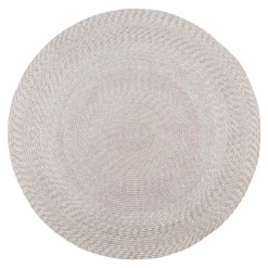 Discount Outrium UDENDØRSTÆPPE GENANVENDT PLAST (PET) BRUN Ø120 CM
