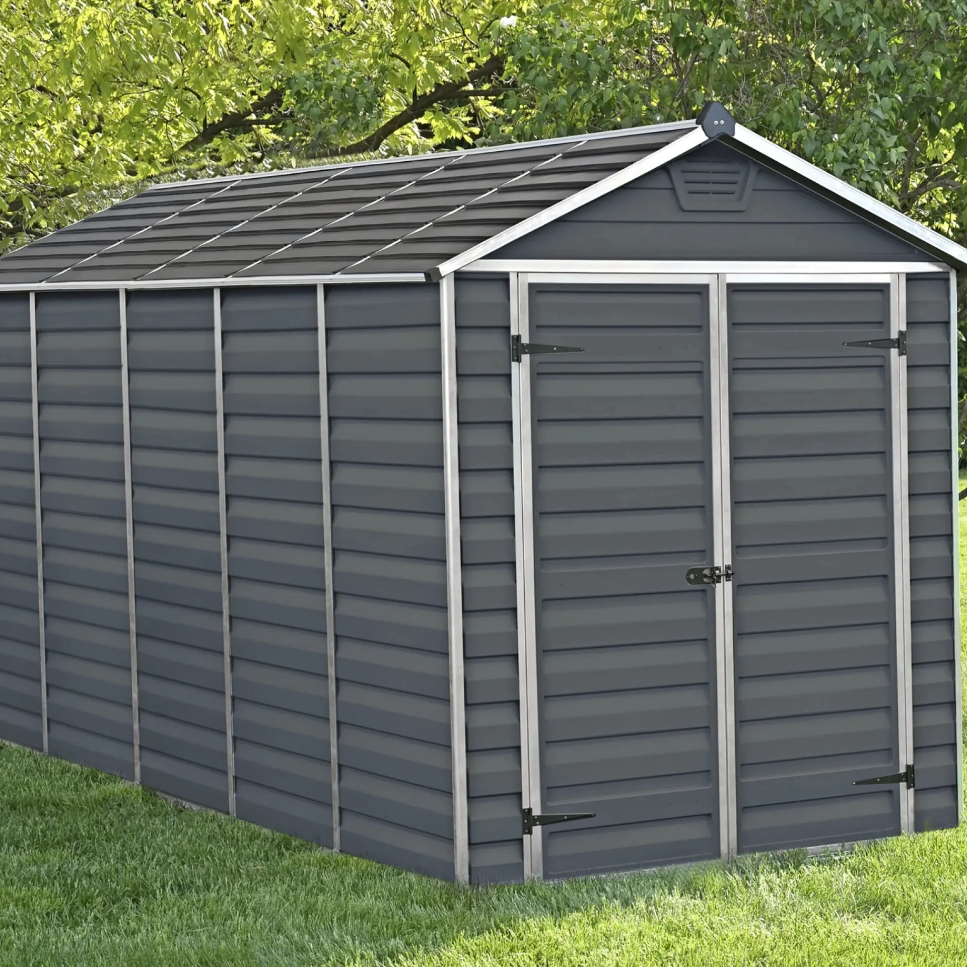Outlet PALRAM CANOPIA CANOPIA 540-153 REDSKABSRUM ANTRACITGRÅ 7,0 M2