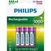 Sale Philips AAA GENOPLADELIGT BATTERI 4 STK/PK