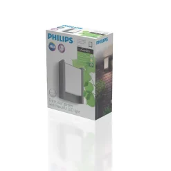 Sale Philips ARBOUR UDENDØRS VÆGLAMPE ANTRACIT 6W