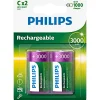 Best Philips C GENOPLADELIGT BATTERI 2 STK/PAK